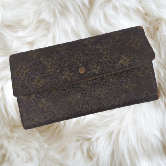 Louis Vuitton Vintage Monogram Porte Tresor International Wallet 100% Authentic - Picture 1 of 16